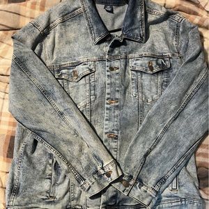 George Acid Washed  Denim Jacket